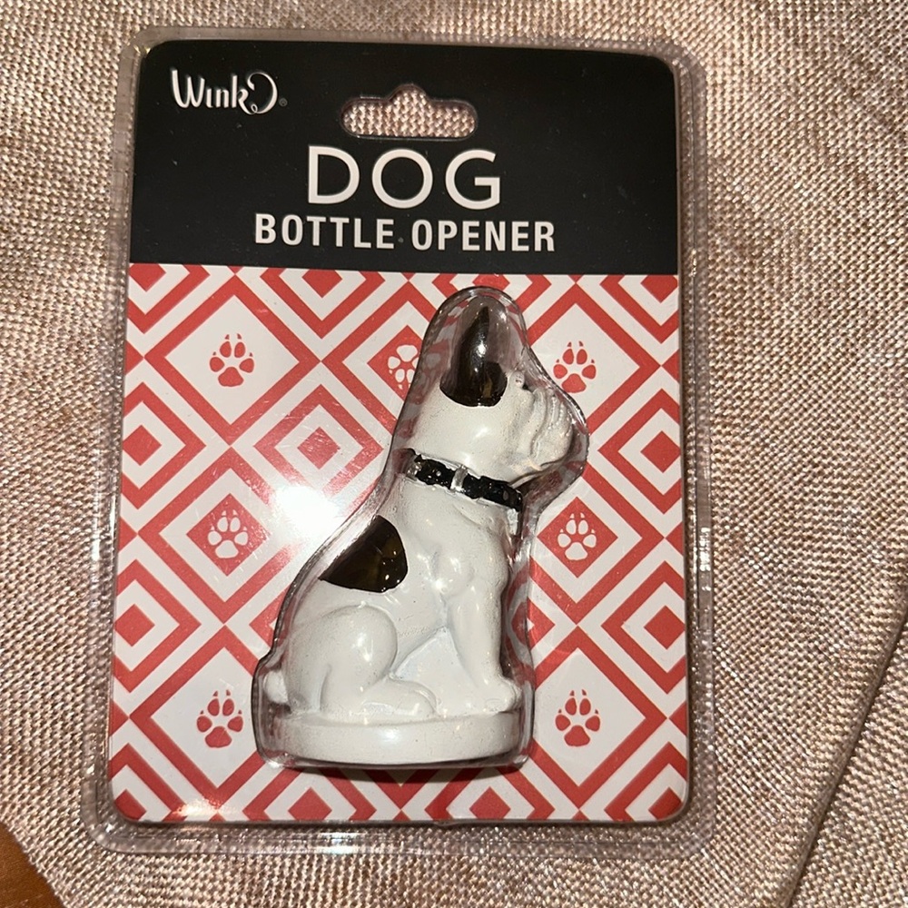 Trendy and fun dog bottle opener!